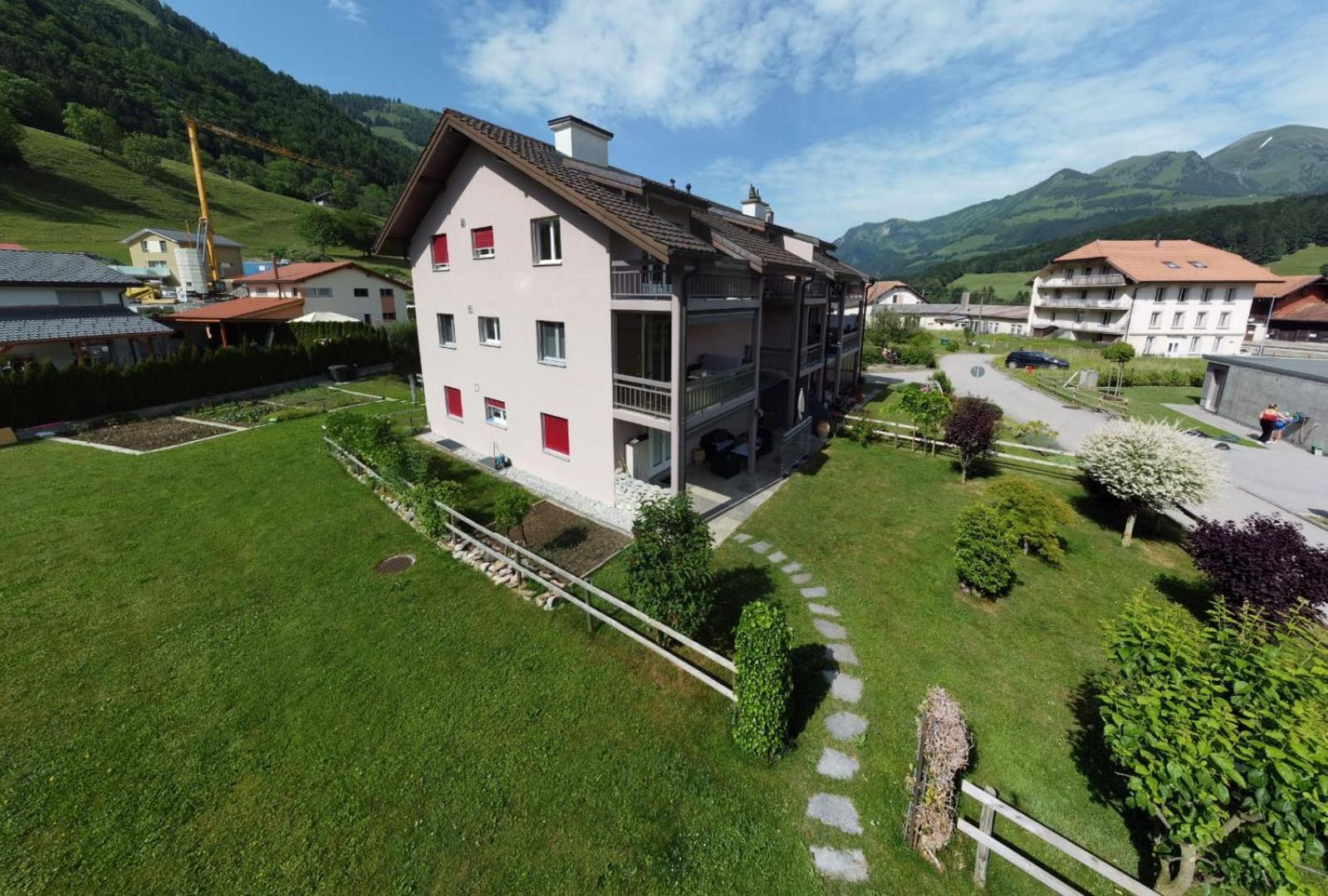 Gruyere Alpes Appartement 3 Chambres Bbq Parking Neirivue Eksteriør bilde